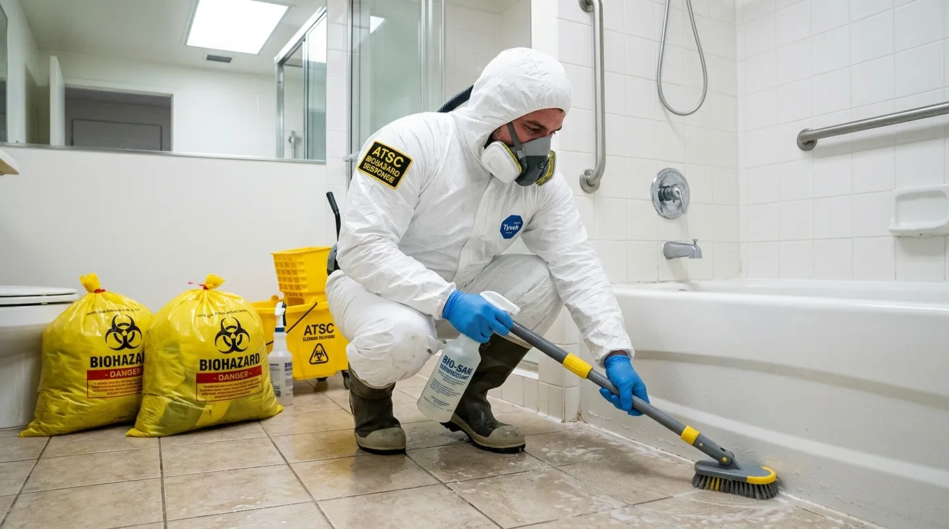 Decontamination equipment deployed for Blood Cleanup in Glover Park